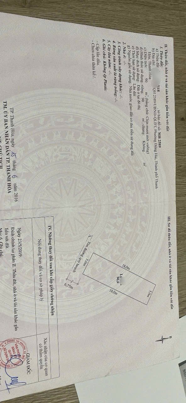 Lô đất đẹp tại Đông Hải, Thanh Hóa, 90m² giá 3.6 tỷ - Sẵn sàng thương lượng!