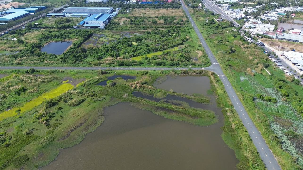 Đất mặt tiền Võ Văn Kiệt 20.843m² giá 50 tỷ - Phù hợp mở công ty, kho, xưởng!