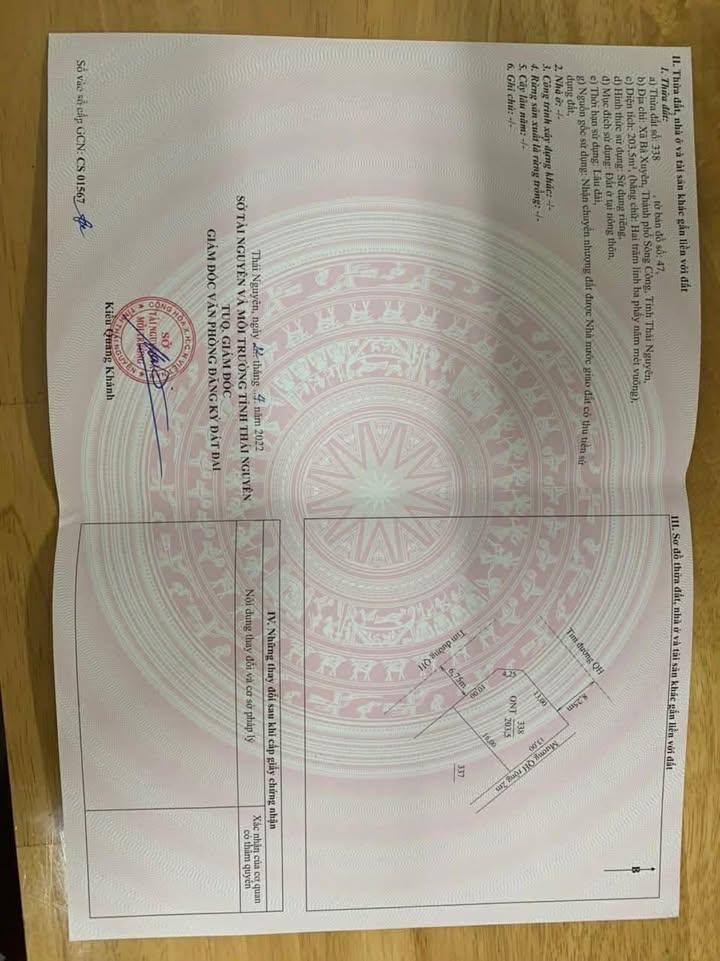 Đất nền lô góc Bá Xuyên, Sông Công 203m² giá 3 tỷ - View Hồ tuyệt đẹp!