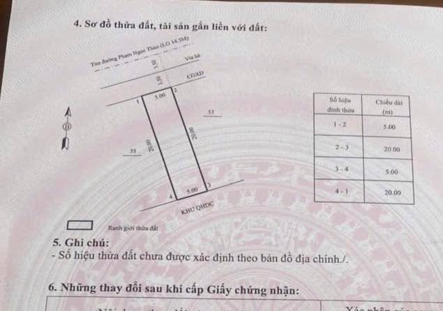 Đất mặt tiền Phạm Ngọc Thảo Quy Nhơn 100m² giá 4.3 tỷ - Cơ hội đầu tư tuyệt vời!