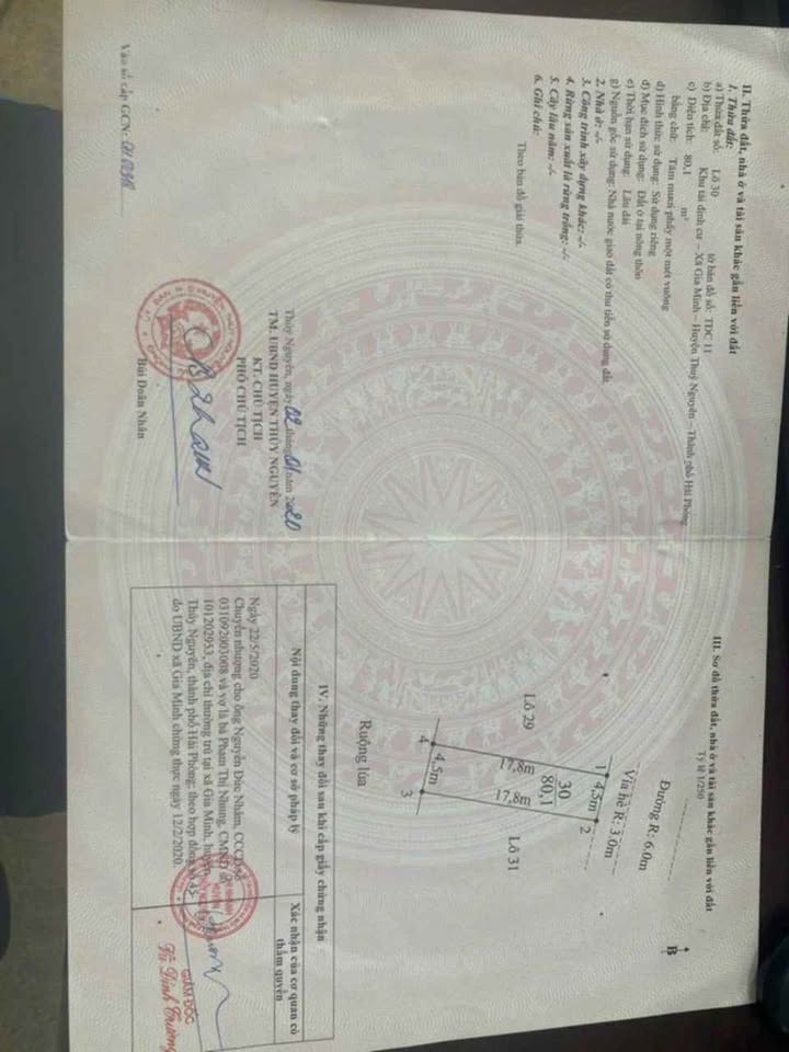 Đất nền khu TDC Gia Minh, Bạch Đằng, Thủy Nguyên 80m² giá 1.1 tỷ - Cơ hội đầu tư tuyệt vời!