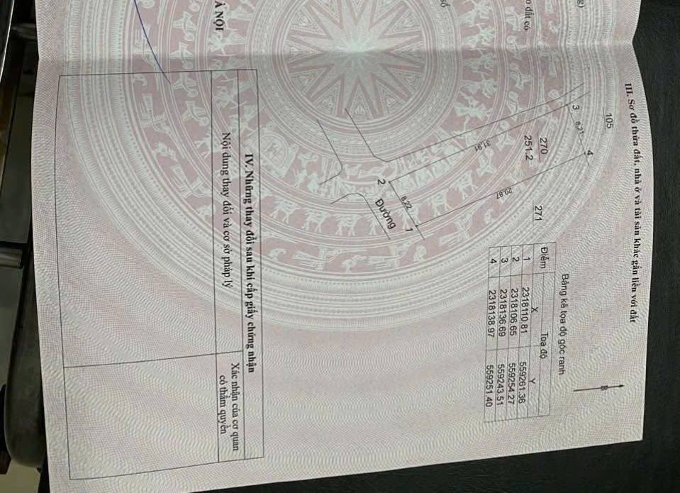 Đất thổ cư góc 251m² tại Quốc Oai - Giá chỉ 2x triệu/m² - Cơ hội đầu tư lý tưởng!