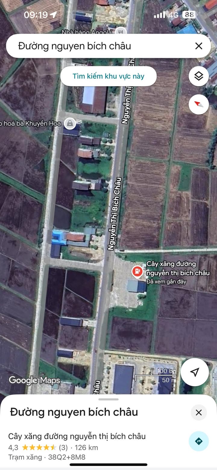 Đất Thổ Cư 200m² Đường Nguyễn Thị Bích Châu, Kỳ Anh - Giá Chỉ 2.2 Tỷ