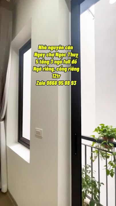 Nhà nguyên căn Ngọc Thụy 37m² giá 12 triệu - Thuê ngay cho hộ gia đình!