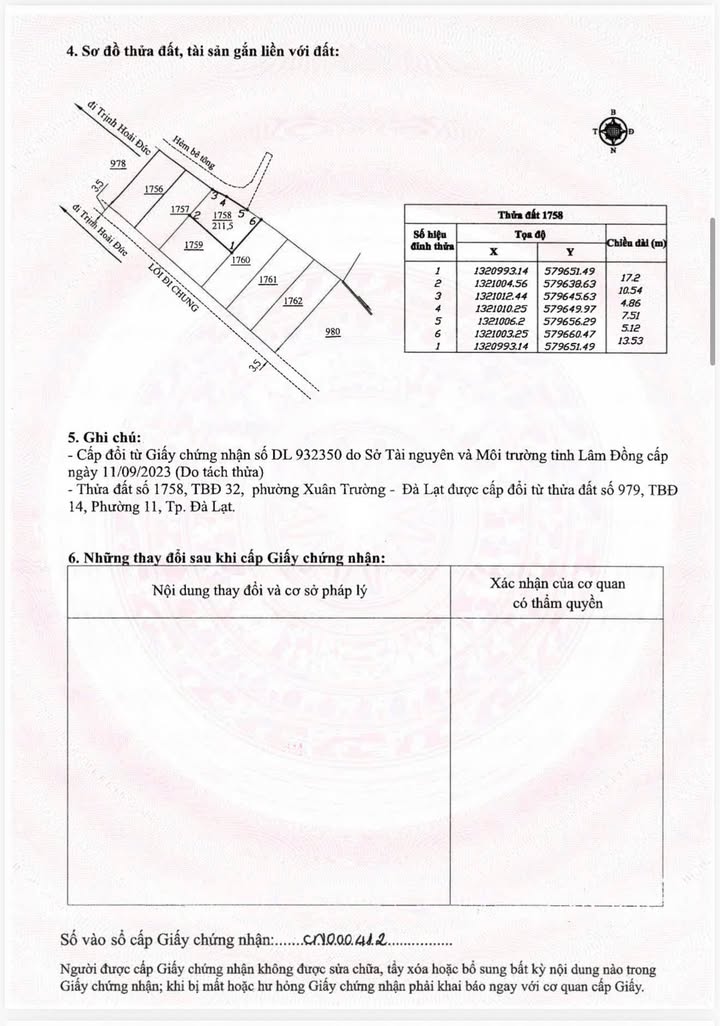 Đất nền mặt tiền Trịnh Hoài Đức Đà Lạt 211m² giá 7 tỷ - Tiềm năng nghỉ dưỡng lớn!