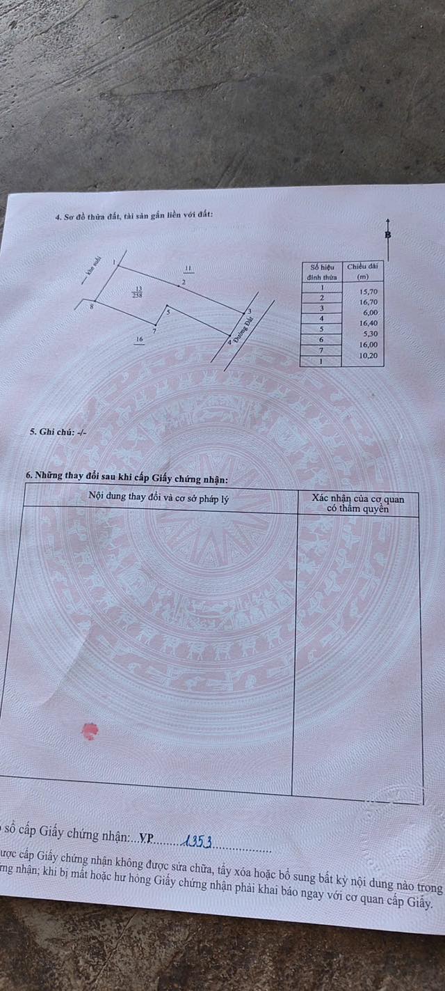 Đất thổ cư 258m² tại Thị Trấn Kon Tum - Giá chỉ 475 triệu