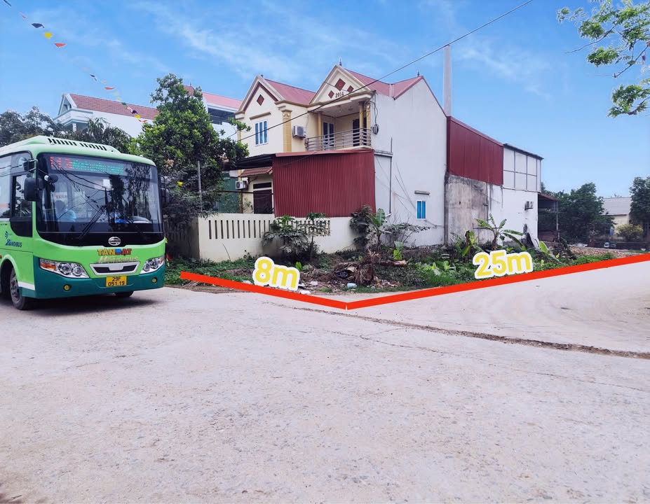 Đất nền lô góc 3 mặt tiền Duyên Trang 200m² - Cơ hội đầu tư sinh lời!