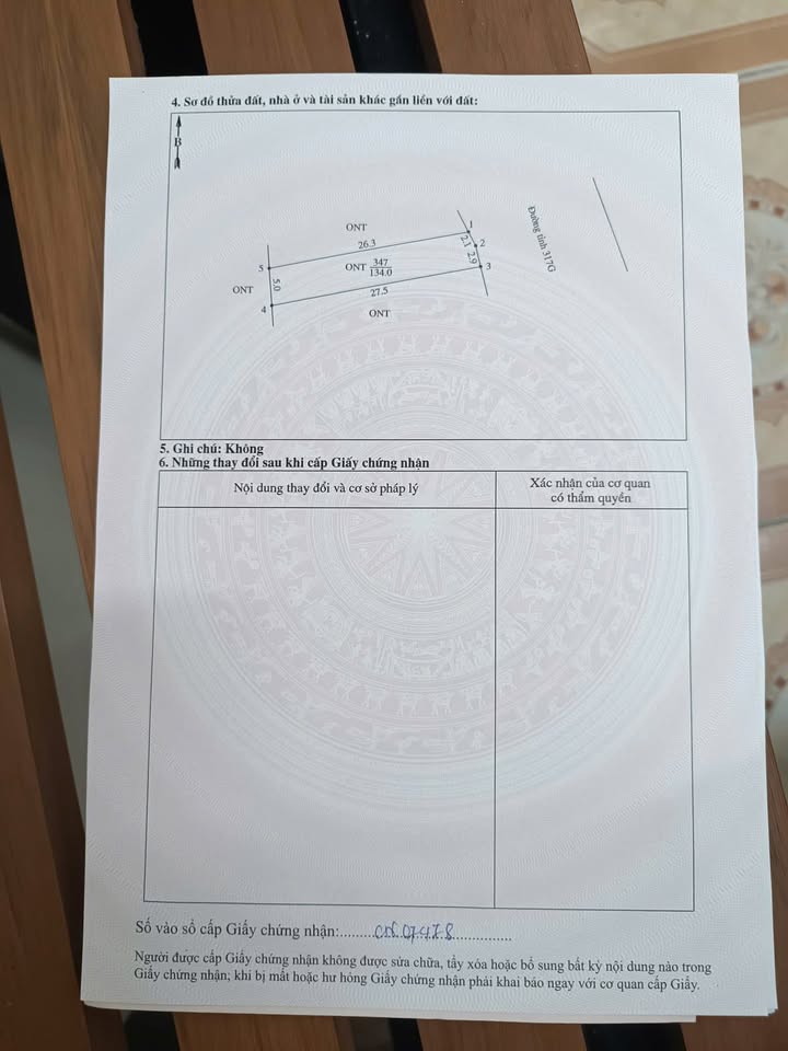 Đất nền mặt đường Hồ Chí Minh, Tu Vũ 134m² giá 1 tỷ - Cơ hội đầu tư sinh lời!