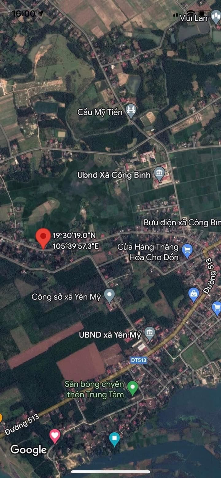 Đất thổ cư Yên Bình, Yên Mỹ 704m² giá thỏa thuận - Khu vực phát triển mạnh mẽ!