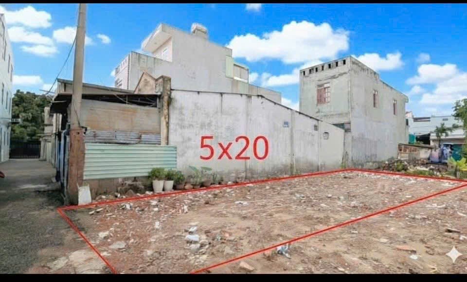 Đất thổ cư hẻm 1 Bùi Thiện Ngộ, Rạch Dừa 101m² giá 4.379 tỷ - Đường ô tô vào tận nơi!