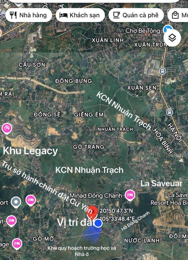 Đất nền Cư Yên, Lương Sơn 87m² giá 890 triệu - Sổ đỏ chính chủ, gần KCN Nhuận Trạch!