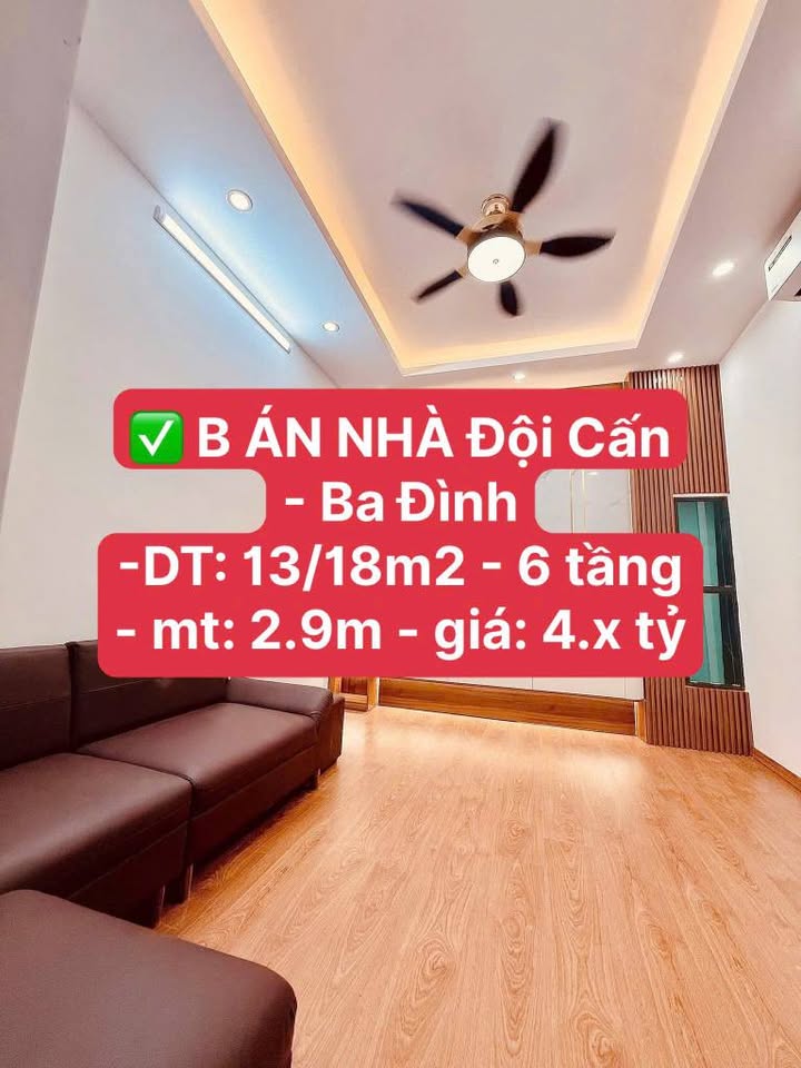 Nhà riêng Đội Cấn - Ba Đình 15m² giá 4 tỷ - Sẵn sàng vào ở!