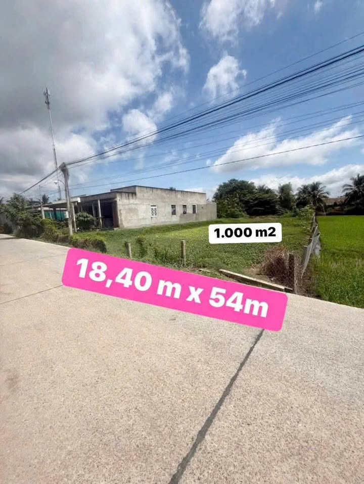 Đất thổ cư 1.000m² Lợi Bình Nhơn Tân An giá 1.55 tỷ - Đầu tư dài hạn sinh lời!