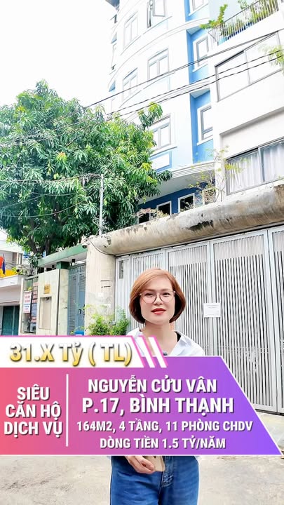 Nhà CHDV Nguyễn Cửu Vân P17 Bình Thạnh 164m² giá 1.5 tỷ - Cơ hội đầu tư tuyệt vời!