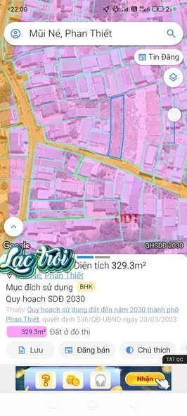 Đất nền Mũi Né 320m² giá 2.5 tỷ - Cơ hội đầu tư sinh lời!