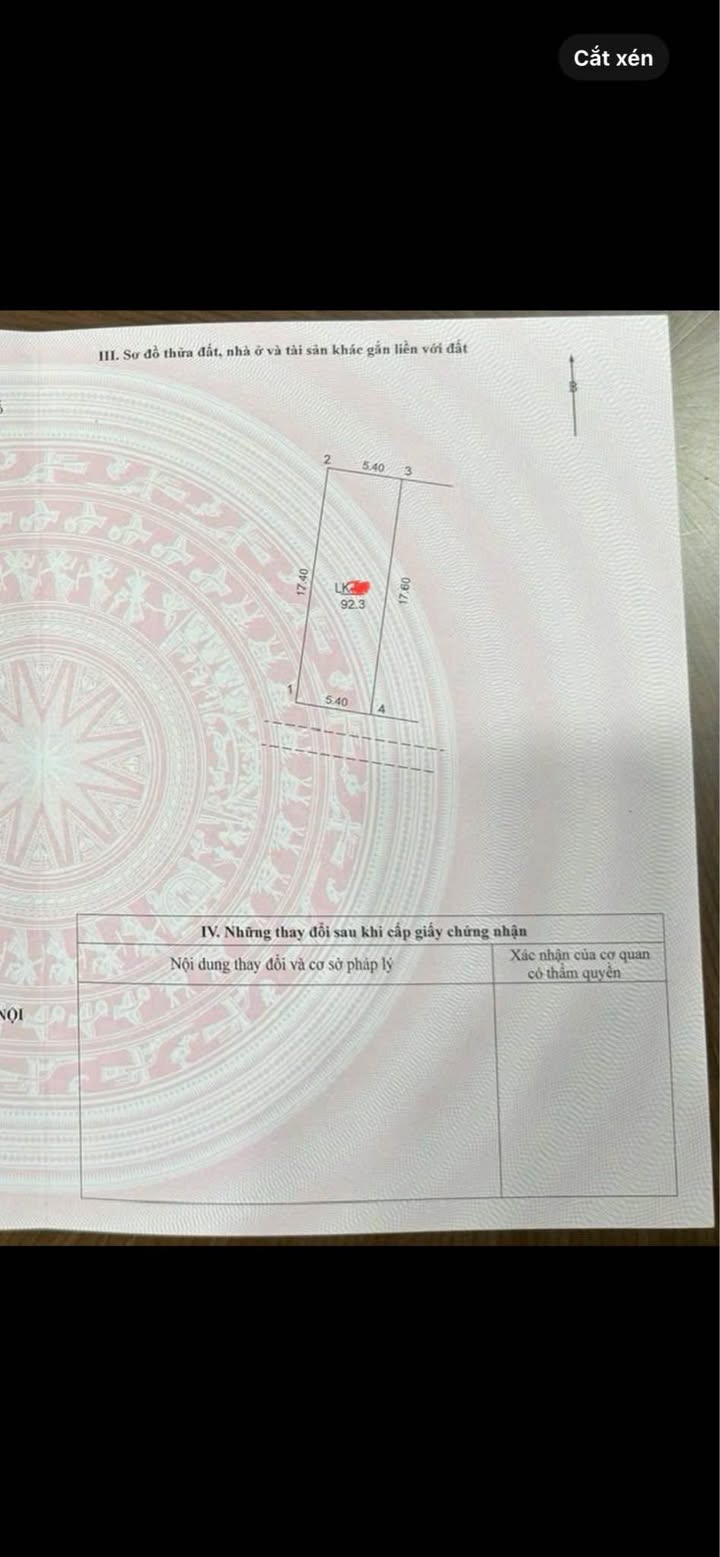 Đất đấu giá Quang Minh Mê Linh 92m² - Đường ô tô vào tận nhà!