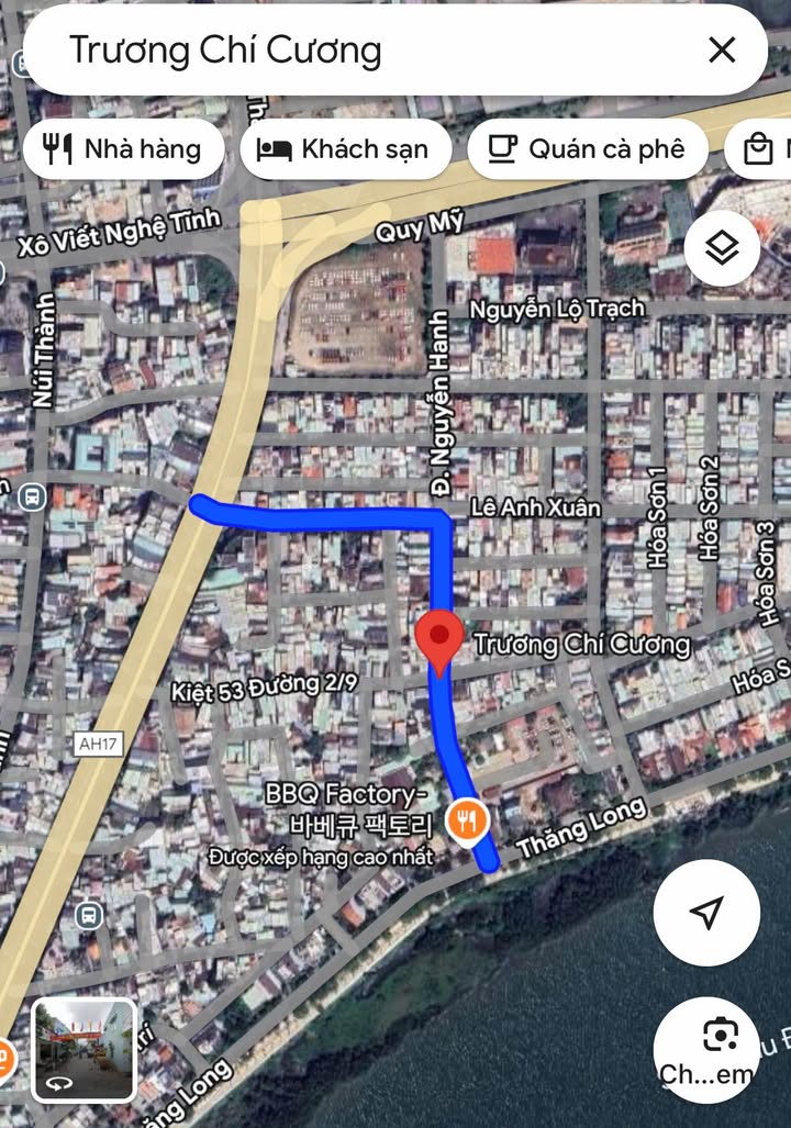 Nhà 4 tầng đường Trương Chí Cương, Đà Nẵng 61m² giá 7 tỷ - Vị trí VIP gần Sun Group!