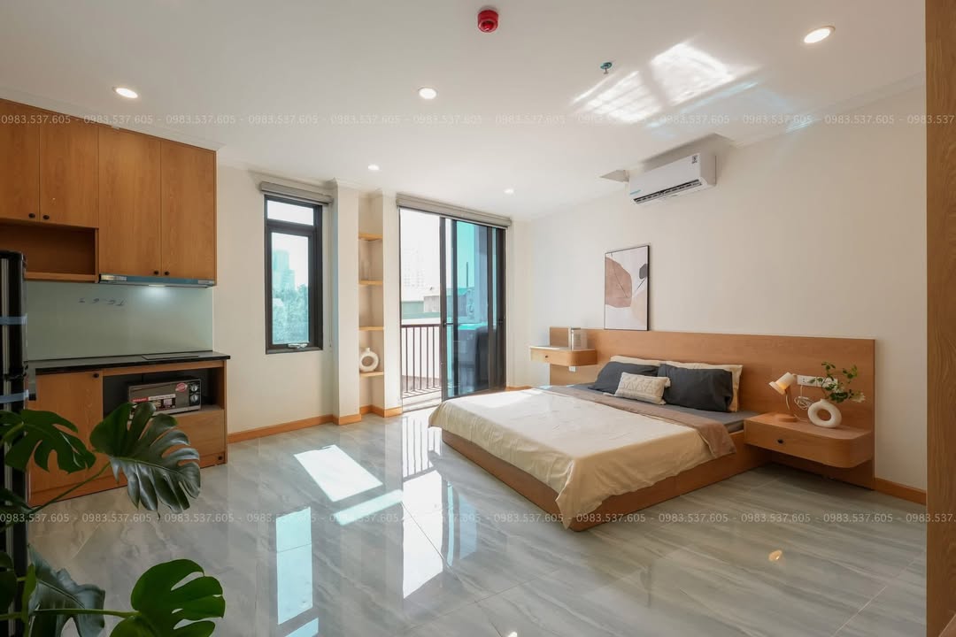 Căn hộ cho thuê tại Phạm Huy Thông, 45m² - Ô tô đỗ cửa, đầy đủ nội thất!
