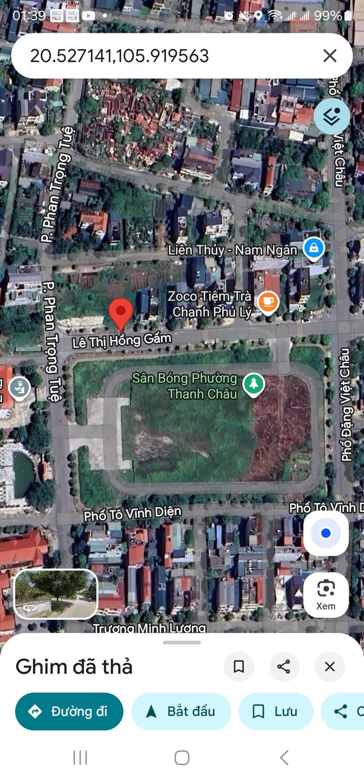 Đất Thanh Châu Phủ Lý 83m² giá 3 tỷ - Kinh doanh sầm uất!