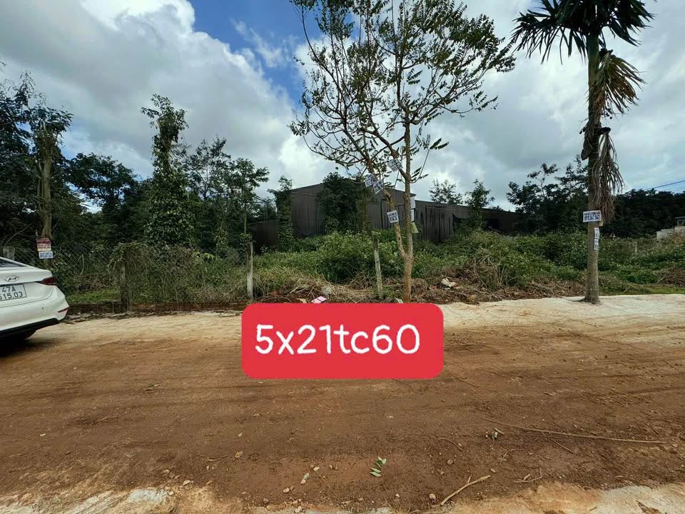 Bán đất mặt tiền KB4, phường Tân An, Đắk Lắk - Đất thổ cư 105m², giá chỉ 1.49 tỷ!