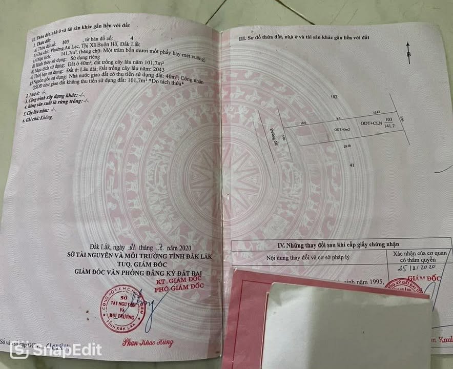 Đất nền thổ cư đường Khúc Thừa Dụ, Buôn Hồ 230m² - Giá chỉ 1.85 tỷ!