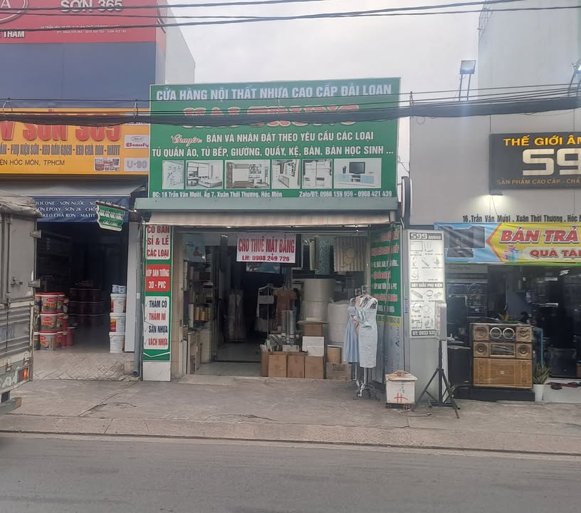 Cho thuê mặt bằng mặt tiền đường Trần Văn Mười, Hóc Môn 50m² chỉ 6 triệu/tháng - Kinh doanh thuận lợi!
