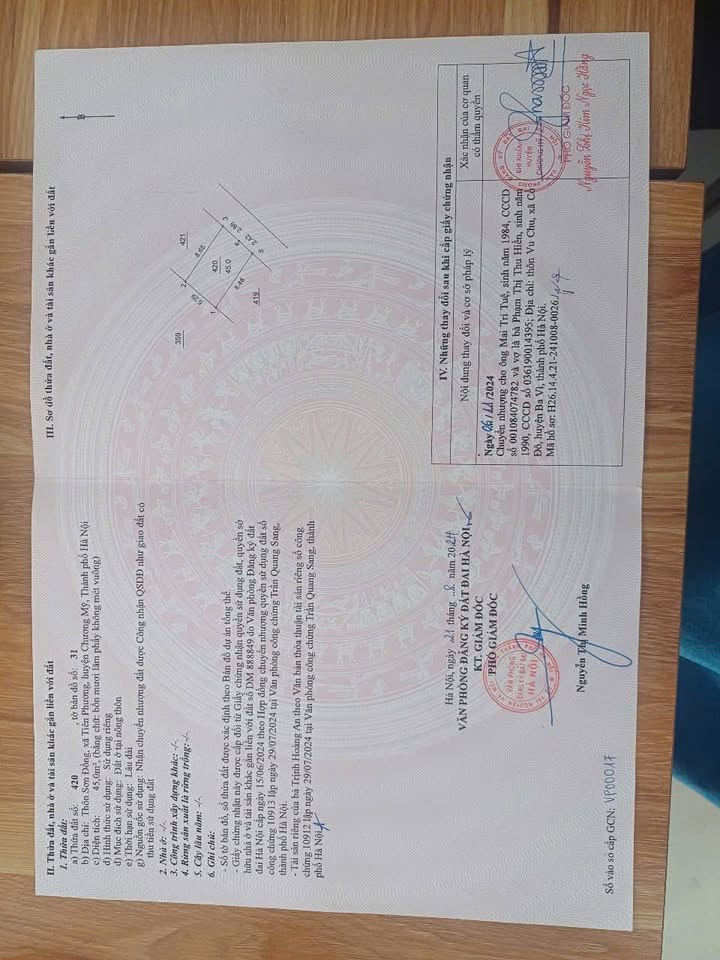 Đất nền Tiên Phương, Chương Mỹ 45m² giá 2 tỷ - Đầu tư sinh lời tốt nhất!