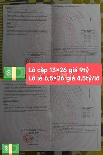 Bán đất Hóc Môn mặt tiền Tân Hiệp 30, 2 lô 165m² giá 9 tỷ – Cơ hội đầu tư hấp dẫn!