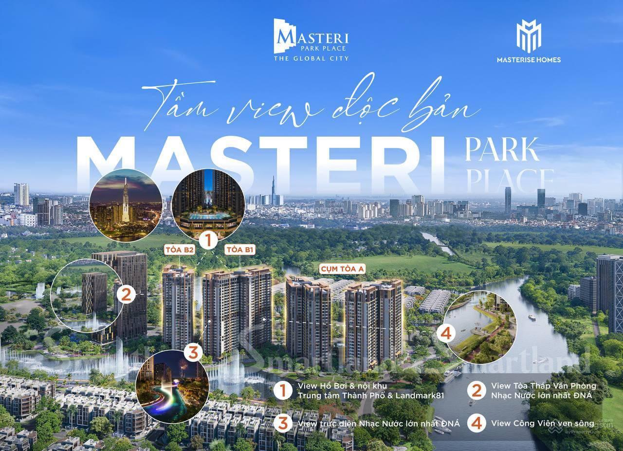 Căn hộ Masteri Park Place Quận 2, 59m² chỉ 6.8 tỷ - Thanh toán 30% nhận nhà!