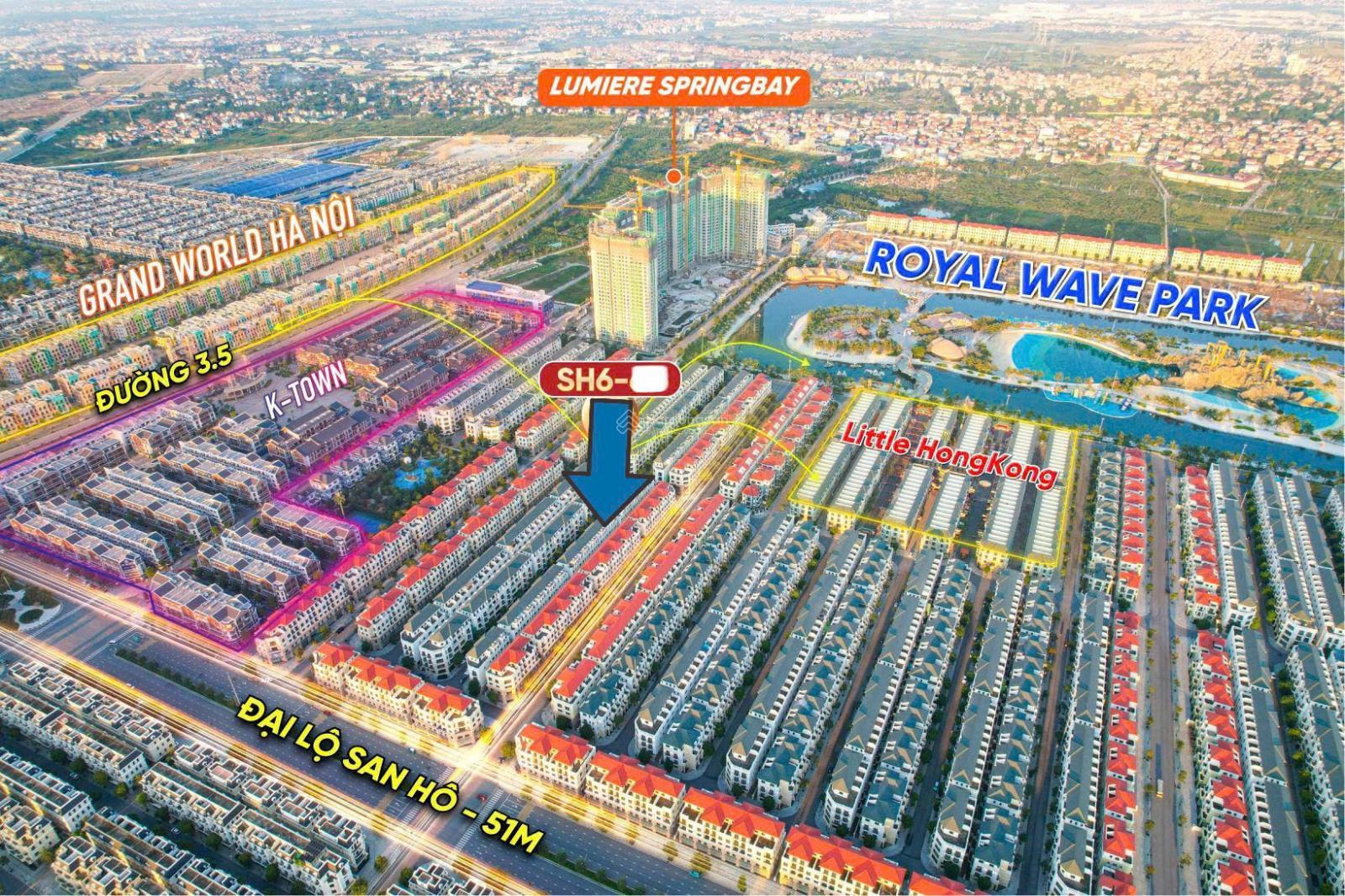 Căn liền kề San Hô 6, Vinhomes Ocean Park 2 - 60m² giá 11.5 tỷ - Trung tâm vui chơi, mua sắm lý tưởng!