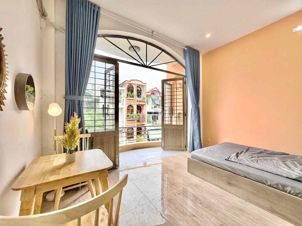 Căn hộ 1PN ban công Chu Văn An 33m² giá 6.2 triệu - Tiện nghi hiện đại