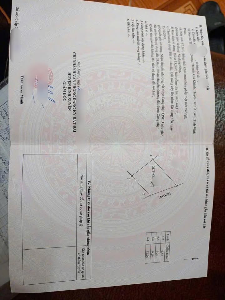 Đất nền TDP Lưu Quang, Gia Khánh 97m² giá chỉ 700 triệu - Đường thông ô tô tránh nhau!