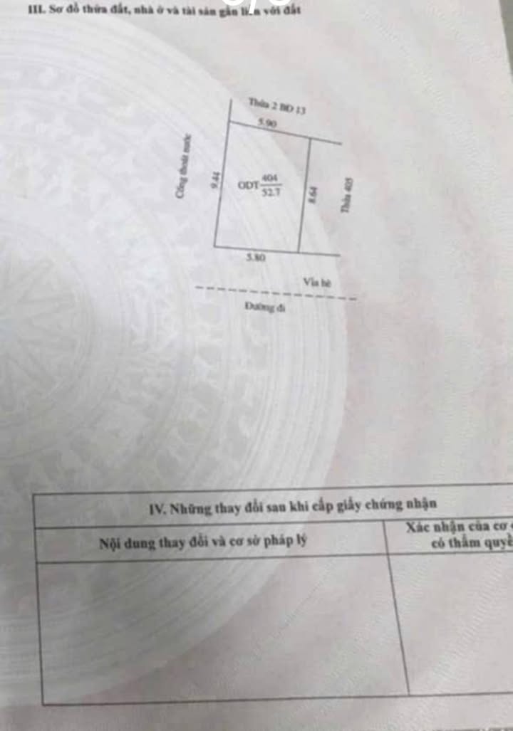 Đất nền khu tái định cư Đinh Văn Tả, Bình Hàn, 52.7m² - Vị trí lý tưởng cho kinh doanh!