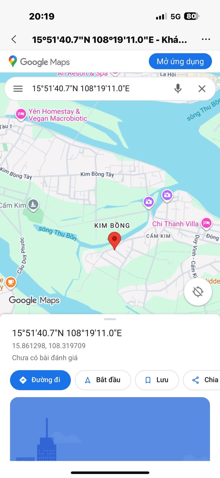 Đất nền Cẩm Kim Hội An 83m² giá 1 tỷ - Sổ đỏ chính chủ!