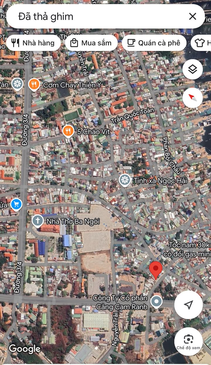 Nhà mặt tiền đường Phan Bội Châu Cam Ranh 166m² - Đầu tư sinh lời ngay!