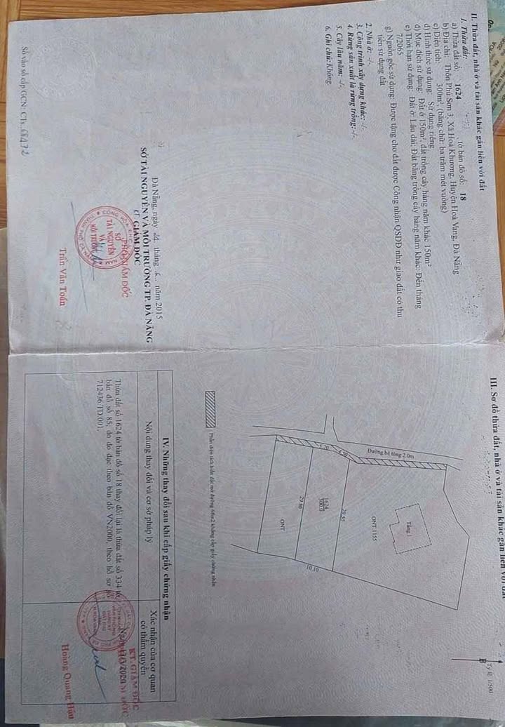 Đất nền Hòa Tiến 300m² giá 1.69 tỷ - Tiềm năng đầu tư vượt trội!