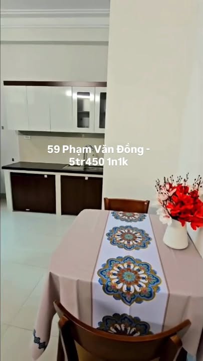 Phòng cho thuê 1N1K tại Phạm Văn Đồng 5.25 triệu - Vị trí trung tâm, ban công thoáng