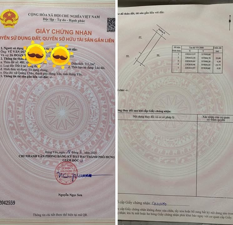 Đất nền Quảng Châu Hưng Yên 111m² giá tốt - Đầu tư sinh lời ngay!