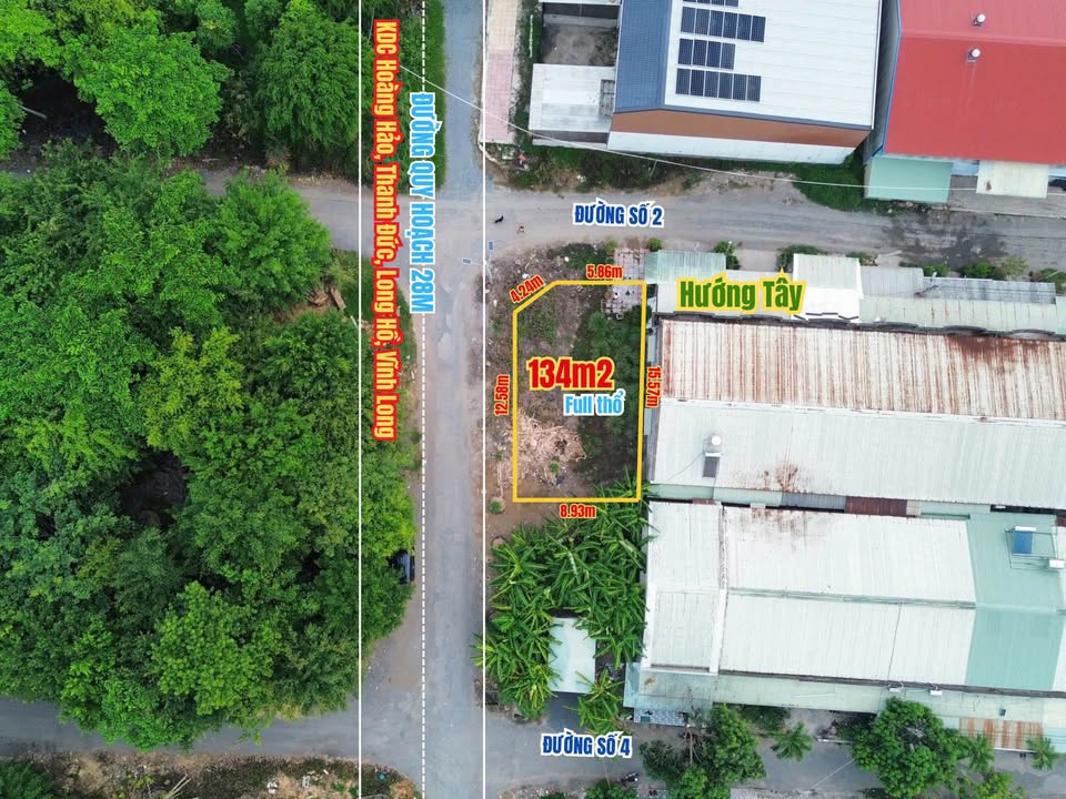 Đất nền lô góc KDC Hoàng Hảo, Thanh Đức 134m² giá 1.5 tỷ - Tiện ích xung quanh đầy đủ!