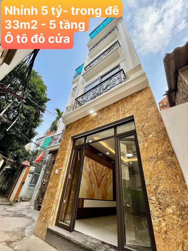 Nhà phố Đông La, Hoài Đức 33m² giá 5 tỷ - Ô tô đỗ cửa, thiết kế hiện đại!