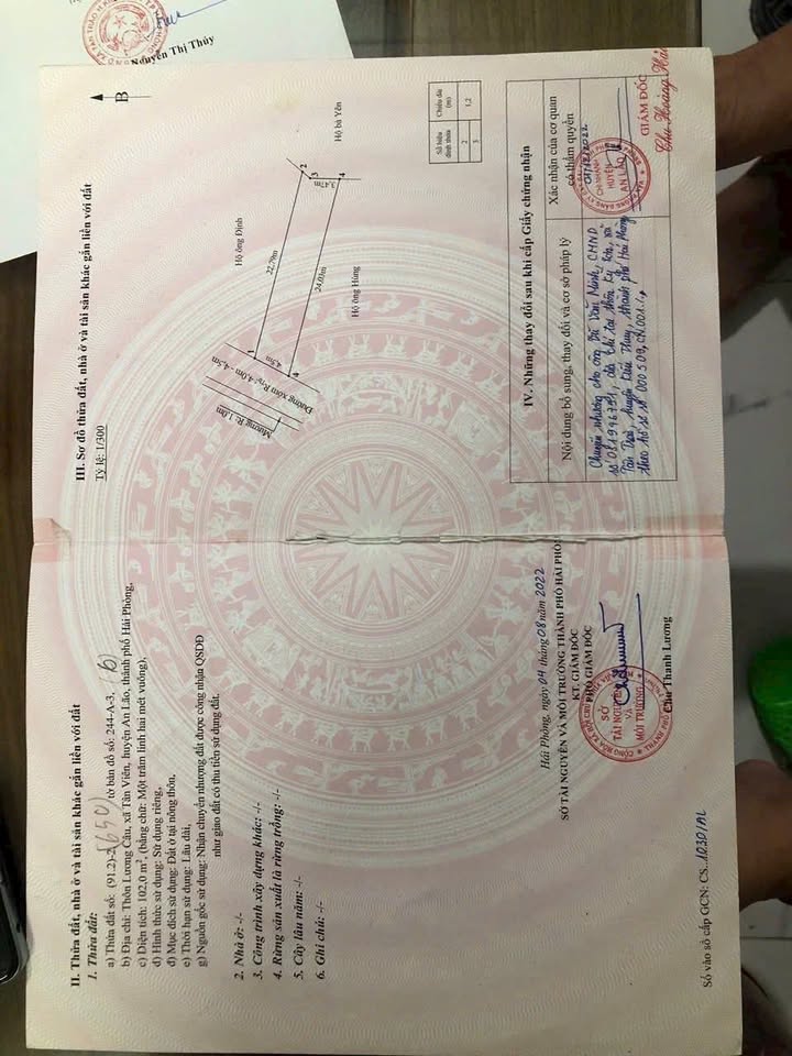 Đất nền thôn Lương Câu, Tân Viên 102m² - Mặt tiền 4,5m, vị trí đắc địa!