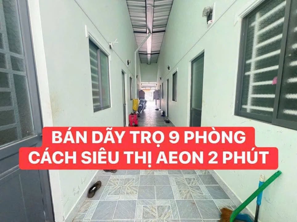 Dãy trọ 9 phòng đường Võ Văn Kiệt, Cần Thơ 253m² giá 4.2 tỷ - Đầu tư sinh lời ổn định!