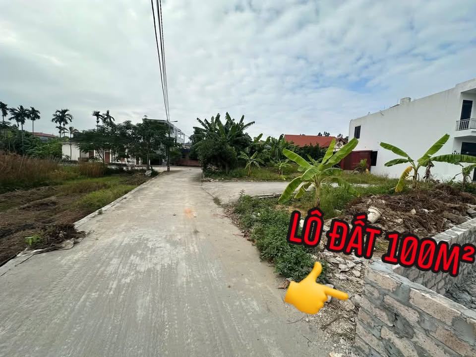 Lô đất Hòa Bình - Thủy Nguyên 100m² giá 1.6 tỷ - Đầu tư sinh lời hấp dẫn!