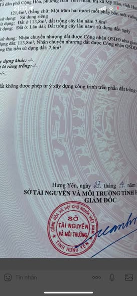 Đất nền Bần Yên Nhân 121m² giá 4 tỷ - Cơ hội đầu tư hiếm có!