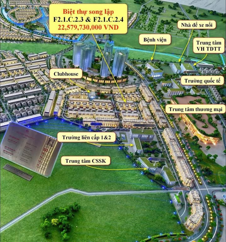 Biệt thự song lập Phú Mỹ Hưng 207m² giá 22.5 tỷ - Sống chuẩn đẳng cấp!