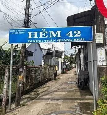 Đất nền hẻm 42 Trần Quang Khải, Sóc Trăng 153m² giá 900 triệu - Cơ hội đầu tư tốt!