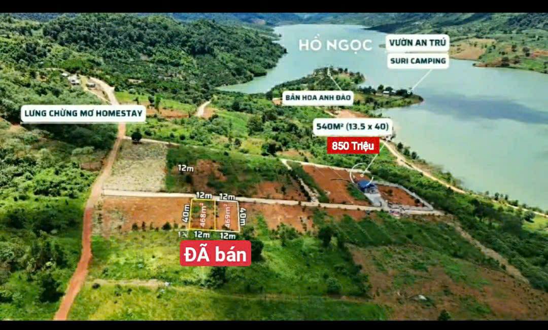 Đất nền Bảo Lộc 540m² giá 850 triệu - Cơ hội đầu tư gần Hồ Ngọc!