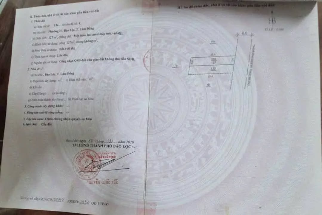 Nhà mặt tiền Huỳnh Thúc Kháng, Bảo Lộc, 125m² giá 6.2 tỷ - Cơ hội đầu tư tuyệt vời!