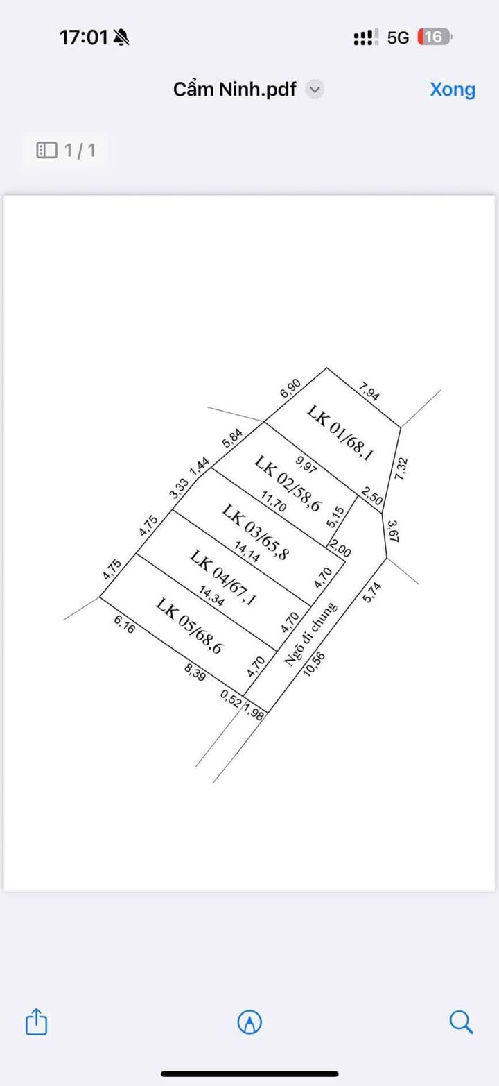 Đất nền Cẩm Ninh - Ân Thi 59m² giá chỉ từ 600 triệu - Đường ô tô vào tận nơi!