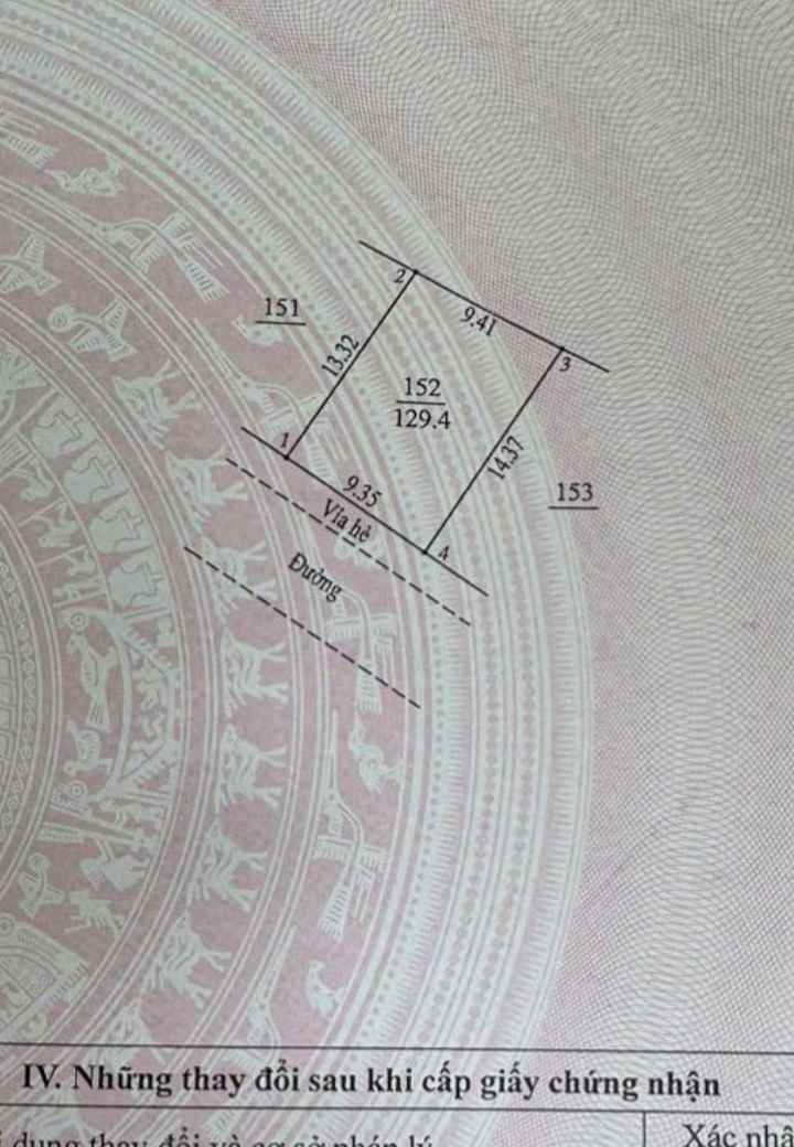 Đất dịch vụ Di Trạch, Hoài Đức 129.4m² - Vị trí đẹp, đầu tư sinh lời!